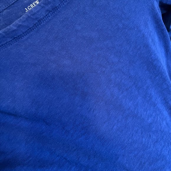 J.Crew Blue "Perfect Tee" 3/4s sleeve shirt - Picture 3 of 3